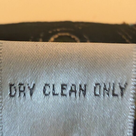 Aris A Burnout Velvet Beaded Peacock/Floral Sleeveless Duster LARGE NWOT - Picture 8 of 8